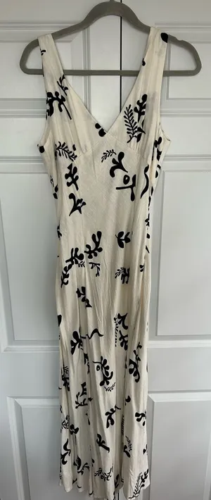 TJ Maxx Patterned Long Linen Dress thumbnail 1