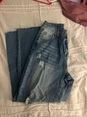 Light Wash Ripped Jeans Blue Size XS thumbnail 3