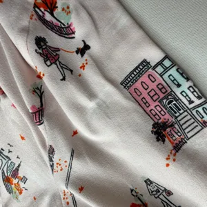 Kate‎ Spade New York Cityscape Pajama Top Small Button Down Lounge Comfy Sleep thumbnail 5