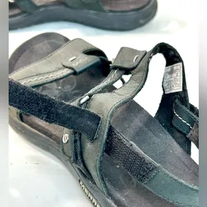 Merrell “Swivel” Black Leather Strappy Hiking Sandals size 7 thumbnail 6