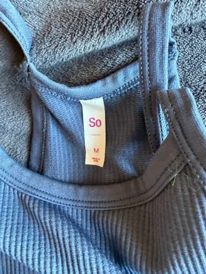 Halter tank top Blue Size M thumbnail 3