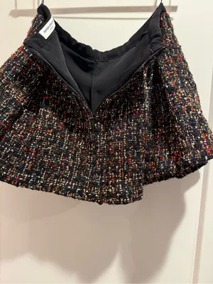 Amanda Uprichard Dixon tweed pleated Mini Skort Size Small‎ thumbnail 6