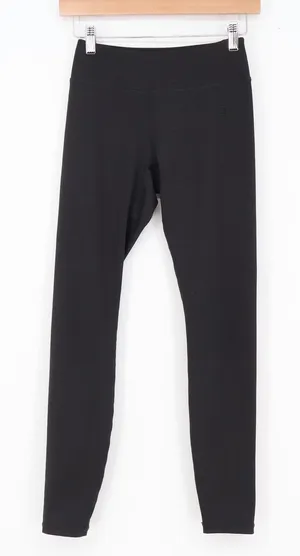 Champion Leggings Womens S Activewear Black Embroidered Logo Excellent thumbnail 1