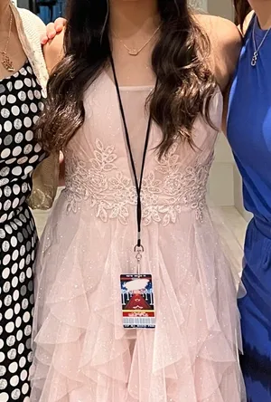 Dillard’s Mini Pink Tulle Dress thumbnail 3