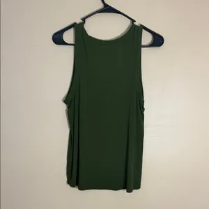 Old Navy Dark Olive Tank Top thumbnail 3