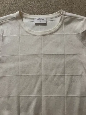 Storia White Crop Top thumbnail 2