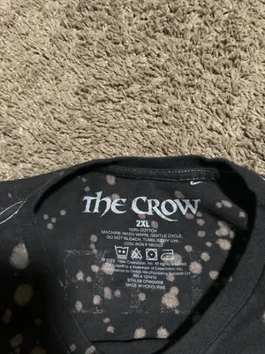 The Crow Believe In Angels Black Bleach Tee 2XL thumbnail 4