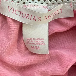 Victoria’s Secret Babydoll Pajama Tank Top Bubblegum Pink With Off White Daisy Coquette Lace Medium thumbnail 11