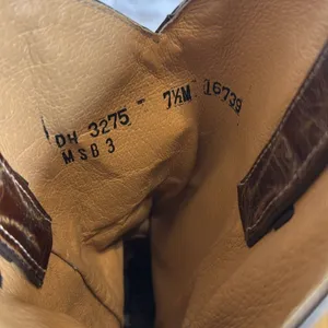 DOUBLE H Western Distressed Tan Brown Slouch Boots Womens 7.5 M thumbnail 10