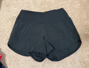 Black Lululemon Shorts Speed 4" thumbnail 1