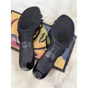 Predictions Women's 9.5 Black Strappy Kitten Heel Sandals Y2K 62333-04 Jubilee thumbnail 8