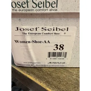Josef Seibel Sienna 01 Boots Womens 7.5/38 Brown Back Tie‎ Leather Booties Ankle thumbnail 3