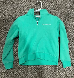 Quarter Zip Green thumbnail 1