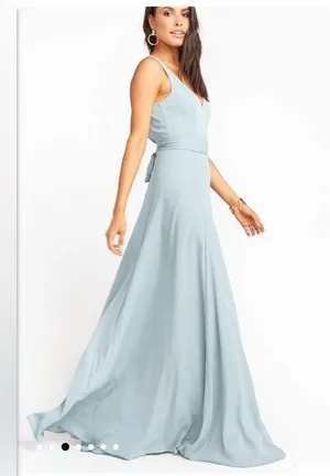 Show Me Your Mumu Jenn Silver Sage Maxi Dress thumbnail 1