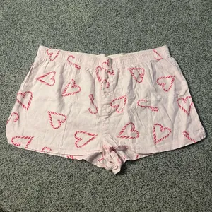 Victoria's Secret PINK Christmas boxer-style pajama shorts thumbnail 4