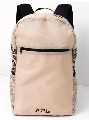 Athletic Propulsion Labs APL Beige/leopard Convertible packable Backpack NWT thumbnail 1