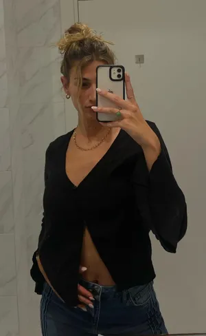 Stradivarius black linen blouse  thumbnail 1