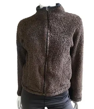 Mountain Hardwear Full Zip Fleece Brown Jacket with Zipped Pockets Womens Size M thumbnail 1