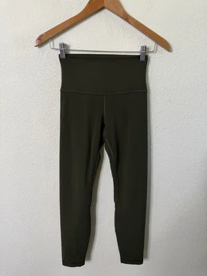 Lululemon Align High Rise Pant 25"‎ Green Womens Size 4 thumbnail 2