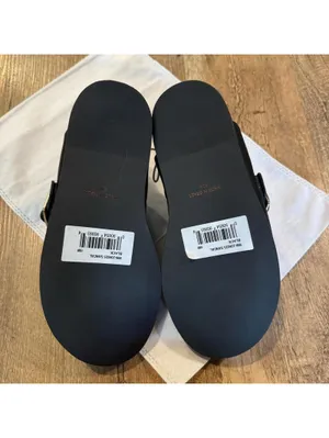 New Massimo Matteo Alejandra Black Fuzzy Slip On Mule Womens 6 thumbnail 3