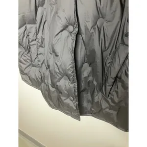 Avec Les Filles Puffer Jacket Women 2XL Black Good Quilted Oversized Lapel 69802 thumbnail 3