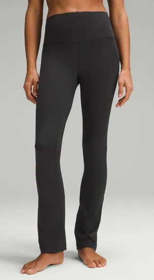 Lululemon Align High Rise Mini Flare Pants Size 6 Black Yoga Athletic Lounge Gym thumbnail 1