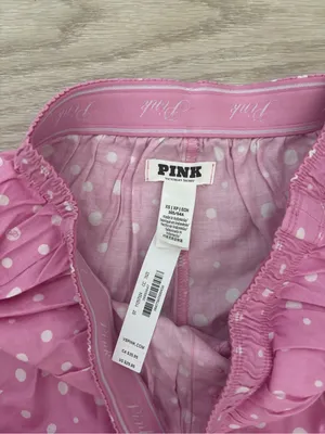 NWT Victoria’s Secret PINK Polka Dot Women’s pajama Shorts thumbnail 2