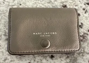 Marc jacobs leather card case wallet thumbnail 1