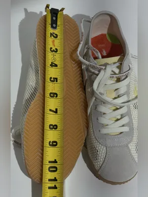 NWT FP Movement Lacoste Women’s Cream & Yellow Mesh Suede Club Low Sneakers thumbnail 14