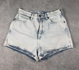 Wrangler Festival Short Denim Light Blue Shorts Women's 28 Casual Pockets thumbnail 1