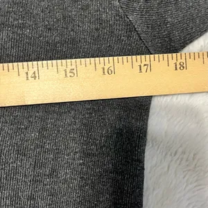 Brandy Melville grey long Sleeve crop top one size thumbnail 4