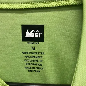 Rei Womens Medium Polyester Blend High Visibility Green Active Top #734 thumbnail 6
