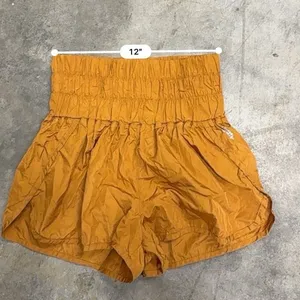 Free People FP Movement The Way Home High Rise Shorts Russet Orange S thumbnail 6