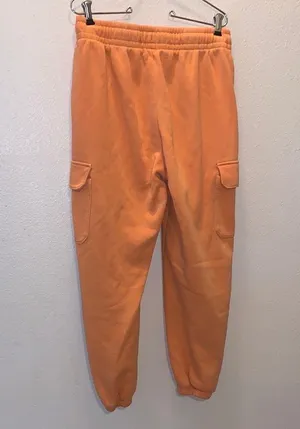 Under Armour Playback Orange Cargo Jogger SweatPants Loose Fit thumbnail 5