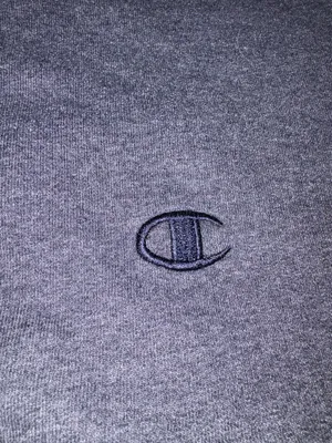 Champion men’s navy sweatshirt thumbnail 3