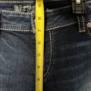 Woman’s Silver Jeans Suki Mid Super Skinny Dark Wash Mid Rise Size 31x31 thumbnail 5