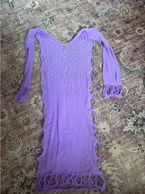 Rave festival mesh sheer dress cut out thumbnail 3