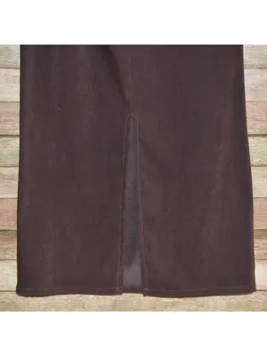 Simply Irresistible Skirt Size 8 Brown Maxi Long Minimalist Made USA Y2K thumbnail 5