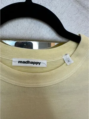 Madhappy New York Yellow Tee Shirt thumbnail 3