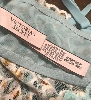 Victorias Secret Serenity Blue Floral Lace Unlined Bralette thumbnail 8