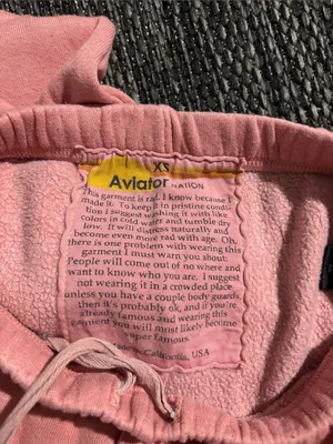 Aviator Nation 5 Stripe Jogger Sweatpant Pink Size XS thumbnail 5