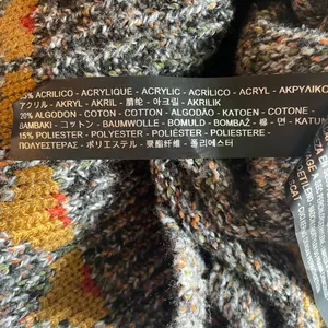 ZARA Gray Marled Knit Sweater with Gold Accents thumbnail 6