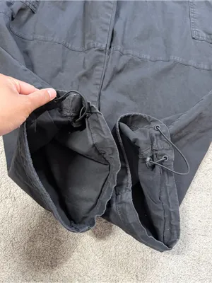 GAP Women’s Cotton Fine Twill Cargo Easy Pants in Black M thumbnail 8