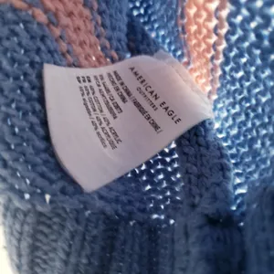 American Eagle Striped Chunky Knit Stripe Sweater thumbnail 9