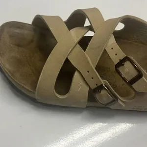 Birkenstock Size 39 Tan Calais Cork Footbed Sandal (Left foot only) Unisex thumbnail 3