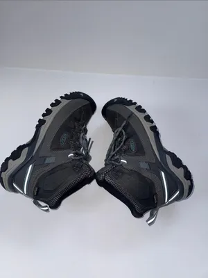 Keen Kids Gray and Black Trail Boots thumbnail 5