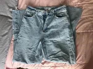 ZARA Straight Leg Jeans thumbnail 1