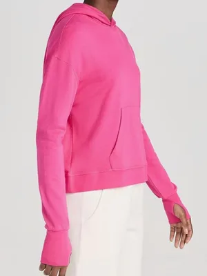 Sweaty Betty After Class Hoodie Pink Hooded Pullover Sweatshirt Updated Style thumbnail 5
