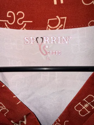 Spurrin Scrubs Red Size L thumbnail 2