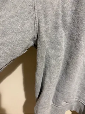 Good American Boyfriend Fleece Cotton Crewneck Sweatshirt Gray Size 1/Small thumbnail 7